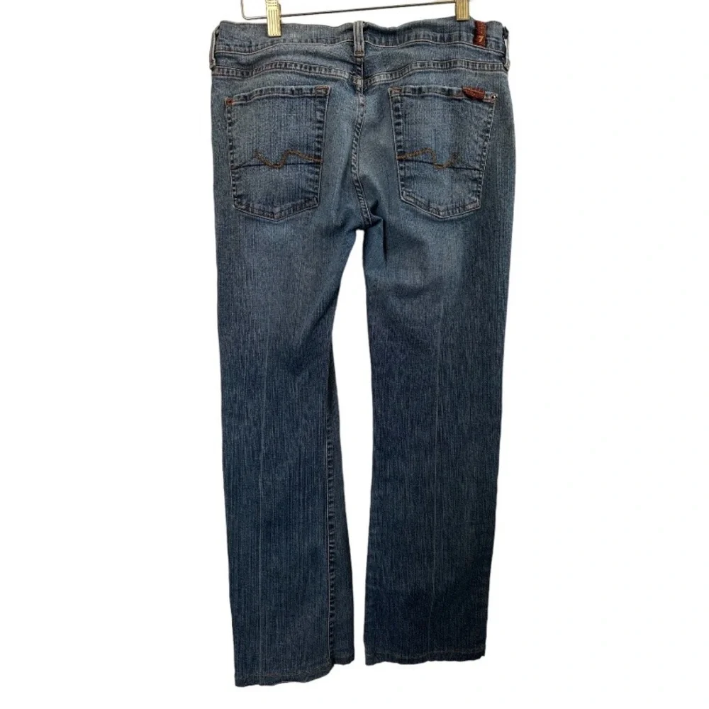 7 For All Mankind Bootcut Medium Wash Button & Zip Fly Jeans Size 30